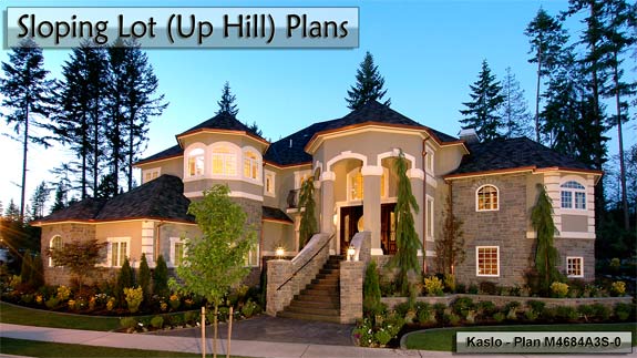 Click to view Sloping Lot Uphill Plans.